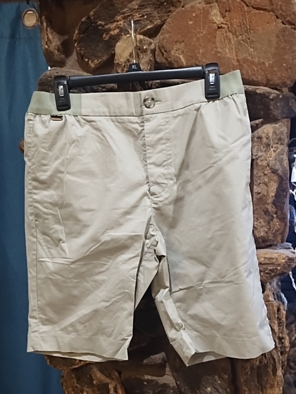 adidas Men's Khaki Chino Shorts - Light Beige